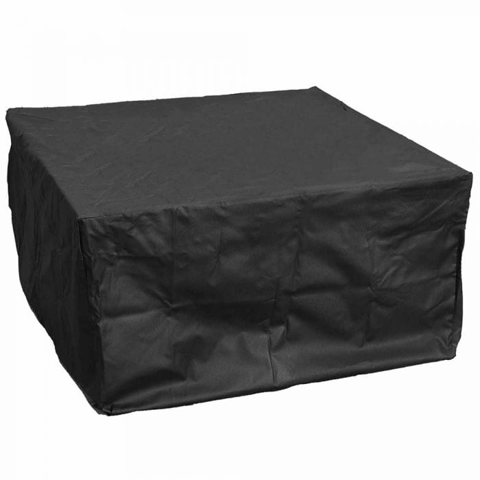 The Outdoor Plus 20x20-inch Square Fire Pit Cover with White Background