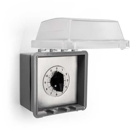 HPC Fire 695-NEMA Stainless Steel Outdoor 12 Hour Automatic Shut Off Timer with NEMA Enclosure