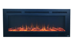 Touchstone 80013 50-Inch The Sideline Steel Recessed Electric Fireplace