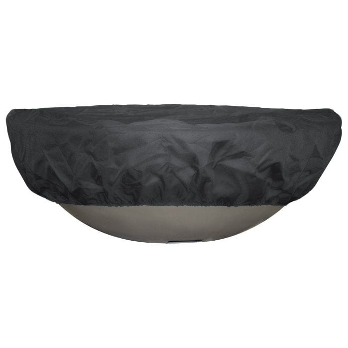 The Outdoor Plus 32-inch Round Fire Pit Cover with White Background