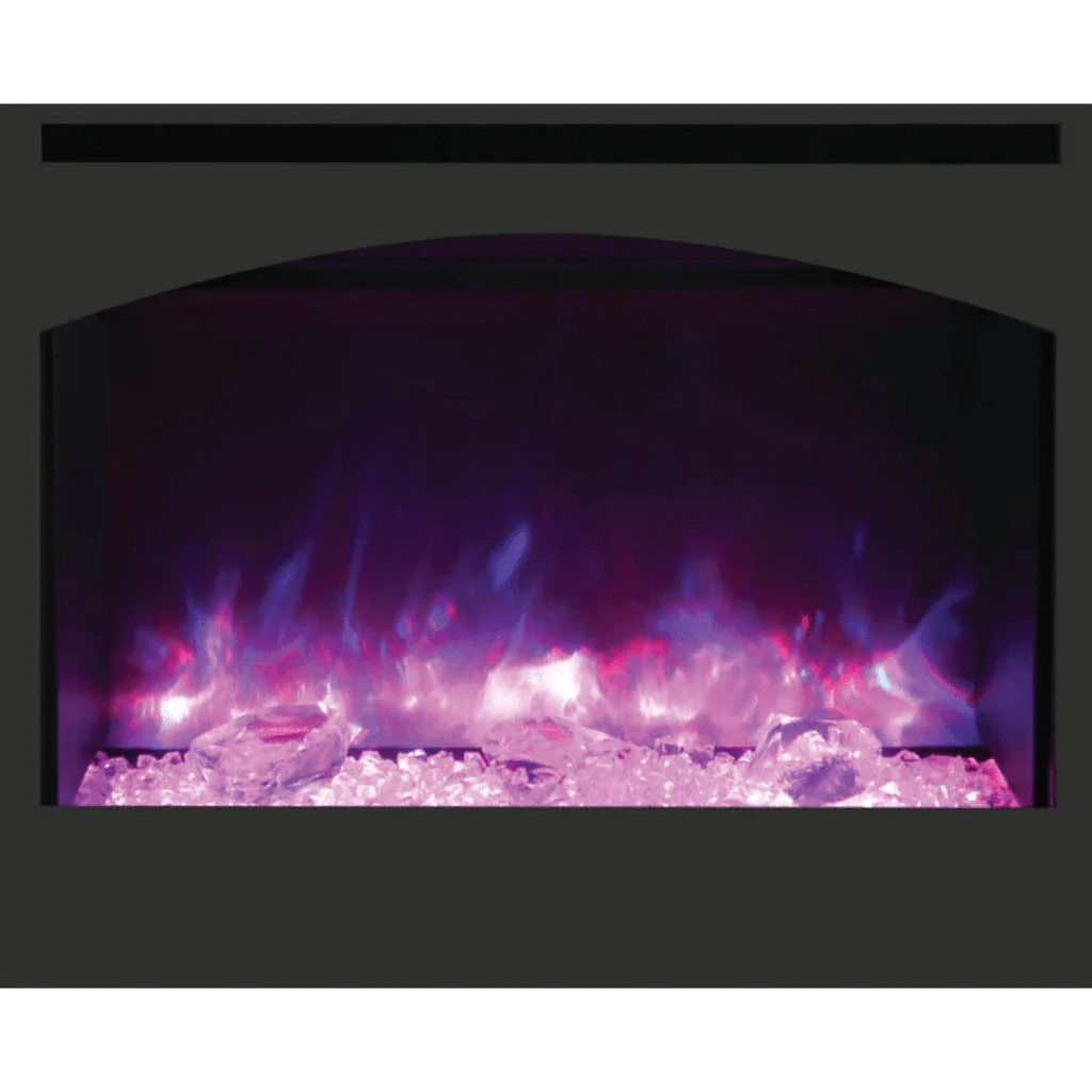 Amantii Decorative Steel Surround for 31-Inch Zero Clearance Electric Fireplace ZECL-31-3228-STL
