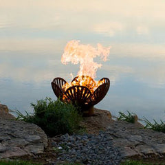 Fire Pit Art BB Barefoot Beach Wood Burning Fire Pit