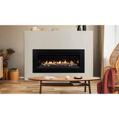 Superior 35-Inch DRL3535 Linear Electronic Ignition Direct Vent Gas Fireplace with Remote and Crushed Glass Media