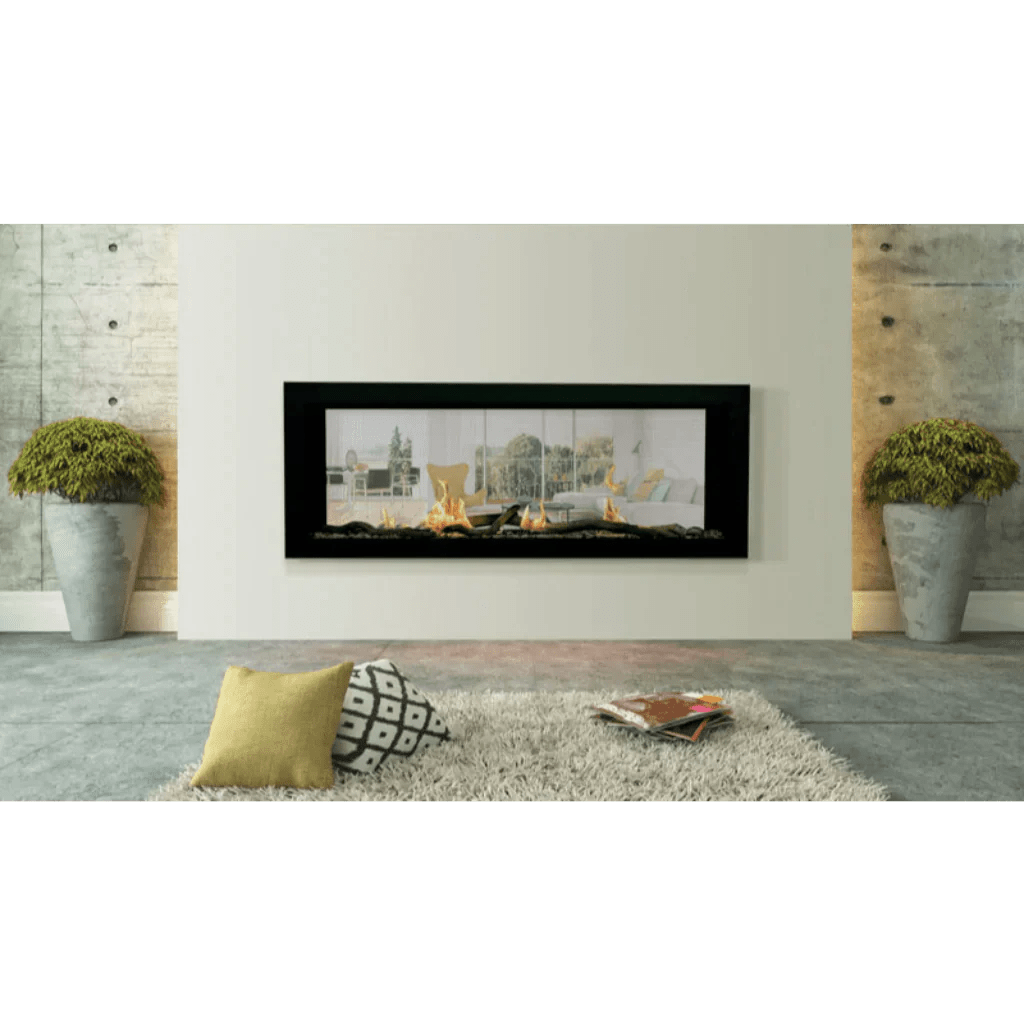 Sierra Flame Emerson Deluxe 48-Inch See-Thru Slim Linear Fireplace