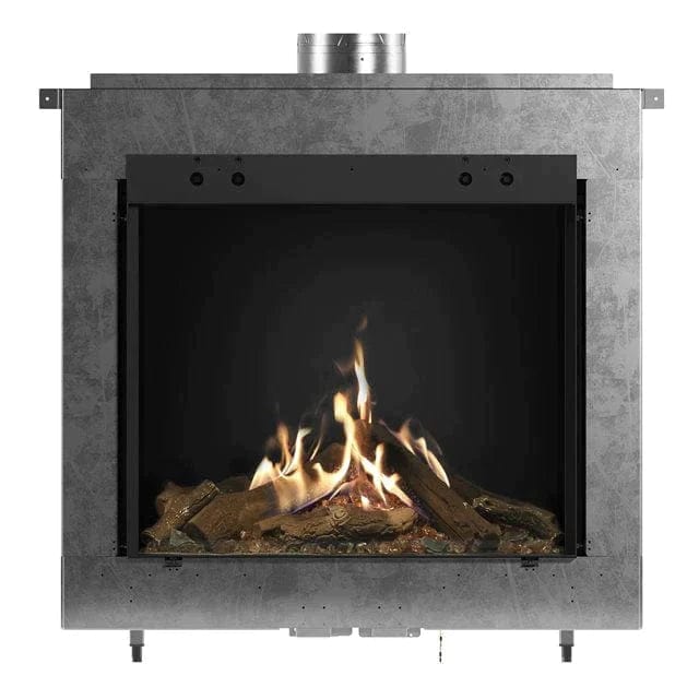 Dimplex Faber FMG3326F Matrix Front-Facing Built-In Gas Fireplace 33x26-Inch