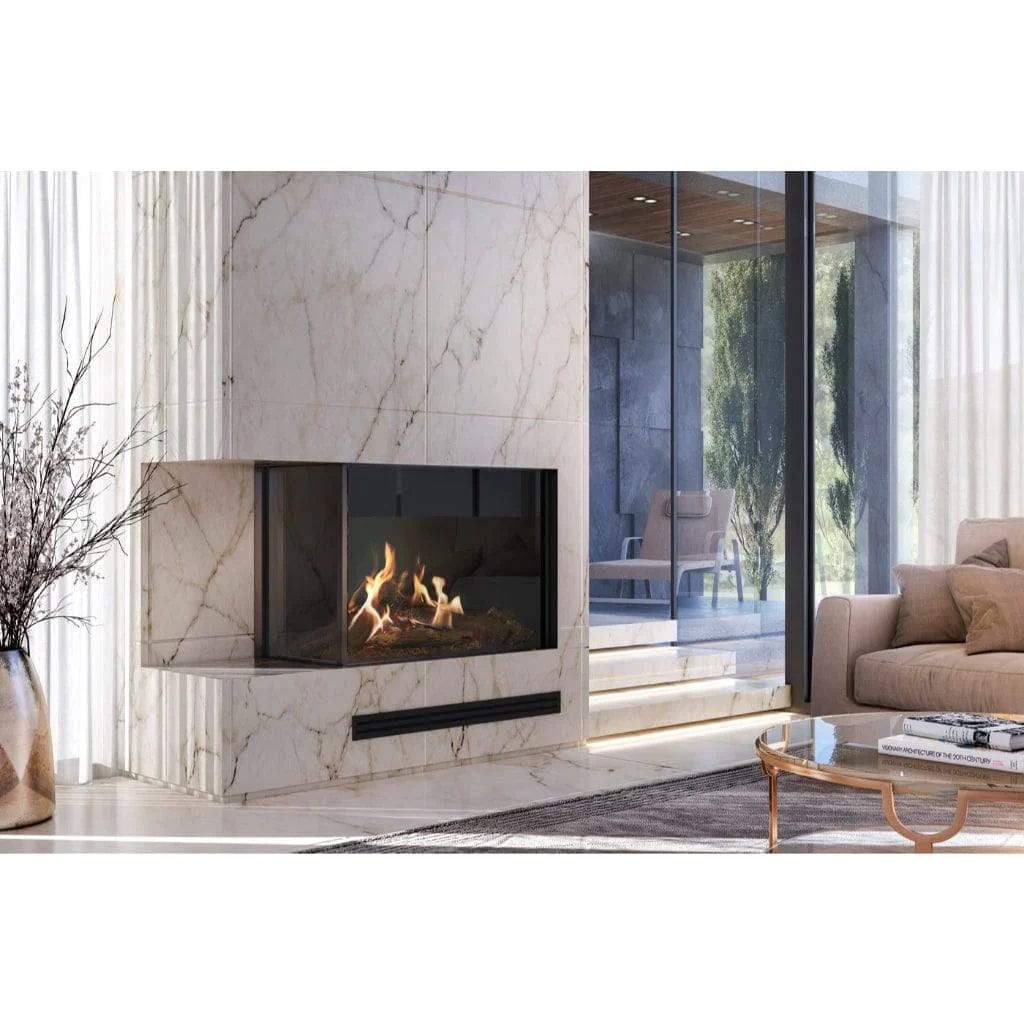 Dimplex Faber FMG3726L Matrix Left-Facing Built-In Gas Fireplace 37x26-Inch