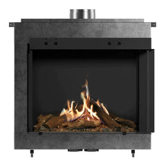 Dimplex Faber FMG3726R Matrix Right-Facing Built-In Gas Fireplace 37x26-Inch