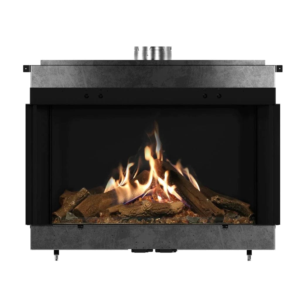 Dimplex Faber FMG5126B Matrix 3-Sided Built-In Gas Fireplace 51x26-Inch