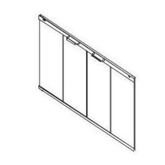Superior GEP-36BS STinted Glass Panel, Stainless Steel on Bronze