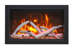 Amantii Traditional Series Built-In Electric Fireplace with 10 Piece Log Set