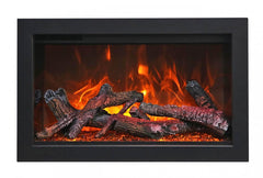 Amantii Traditional Series Built-In Electric Fireplace with 10 Piece Log Set