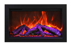 Amantii Traditional Series Built-In Electric Fireplace with 10 Piece Log Set