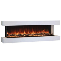 Modern Flames Pro Multi-Sided Built In Electric Fireplace with White or Ready to Finish