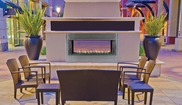 Superior LVOST Linear Outdoor Vent-Free See-Thru Conversion Kit for VRE4543 Gas Fireplace, 43-Inch