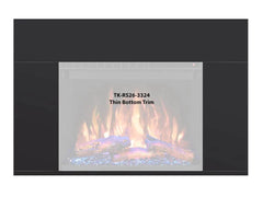 Modern Flames 33x24-inch 5-inch Thin Bottom Trim for Redstone Electric Fireplace