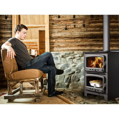 Dimplex Nectre N550 Wood Burning Stove/Fire Oven, 65K BTU
