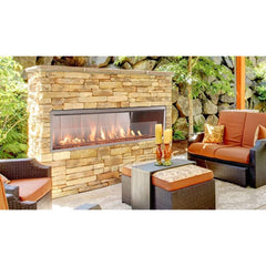 Superior ODLVFZEN Barcelona Lights Vent-Free Outdoor Linear Fireplace, Electronic Ignition, Natural Gas
