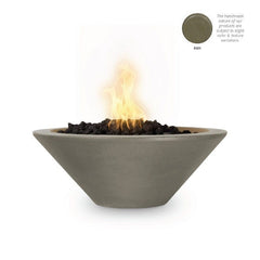 The Outdoor Plus Cazo Fire Bowl Ash Finish with White Background