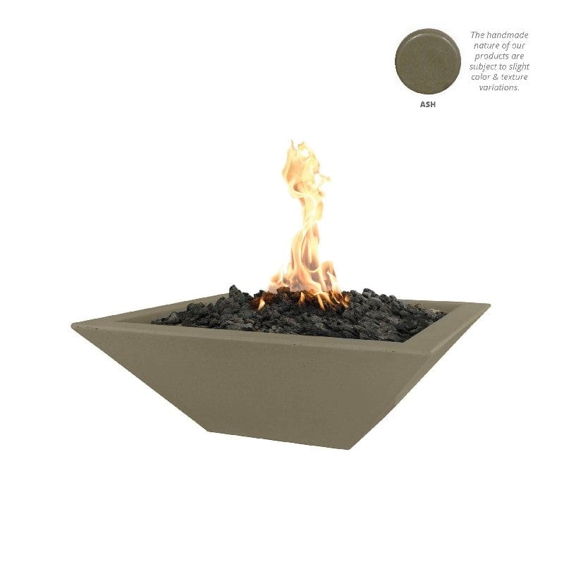 The Outdoor Plus Maya Fire Bowl Ash Finish with White Background
