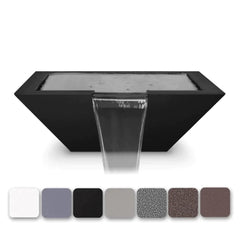 The Outdoor Plus Maya Powder Coated Water Bowl Black Finish with Different Color Finish