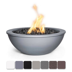 The Outdoor Plus 27-inch Sedona Fire Bowl Grey Finish with Different Finish Color
