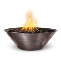 The Outdoor Plus 31-inch Remi Fire Bowl with Hammered Copper Finish