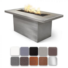 The Outdoor Plus Bella Linear Fire Pit with Different Finish Color