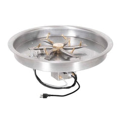 The Outdoor Plus Round Drop-in Pan with Stainless Steel Triple S Bullet Burner