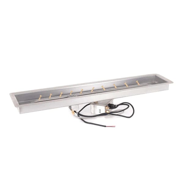 Insert Dropin Pan Rails The Outdoor Plus Rectangular Drop-in Pan with Stainless Steel Linear B ...