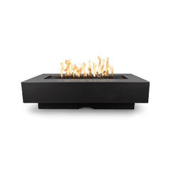 The Outdoor Plus Fire Pit Del Mar Concrete Black Finish with White Background