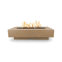 The Outdoor Plus Fire Pit Del Mar Concrete Brown Finish with White Background