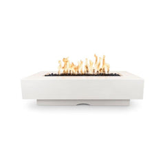 The Outdoor Plus Fire Pit Del Mar Concrete Limestone Finish with White Background