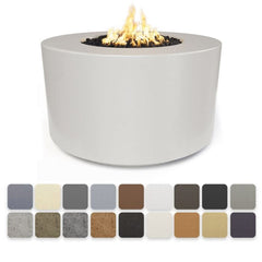 The Outdoor Plus 42x24-inch Florence Fire Pit White Finish with Different Finish Color