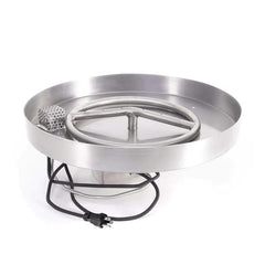 The Outdoor Plus Lipless Round Drop-in Pan with Round Burner with Power Supply