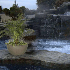 The Outdoor Plus Luna Planter Bowl Set in the Fountain