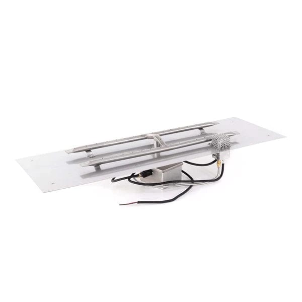 The Outdoor Plus H-Burner Flat Plate Pan with White Background