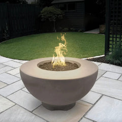 The Outdoor Plus 37-inch Sienna Fire Pit Backyard View