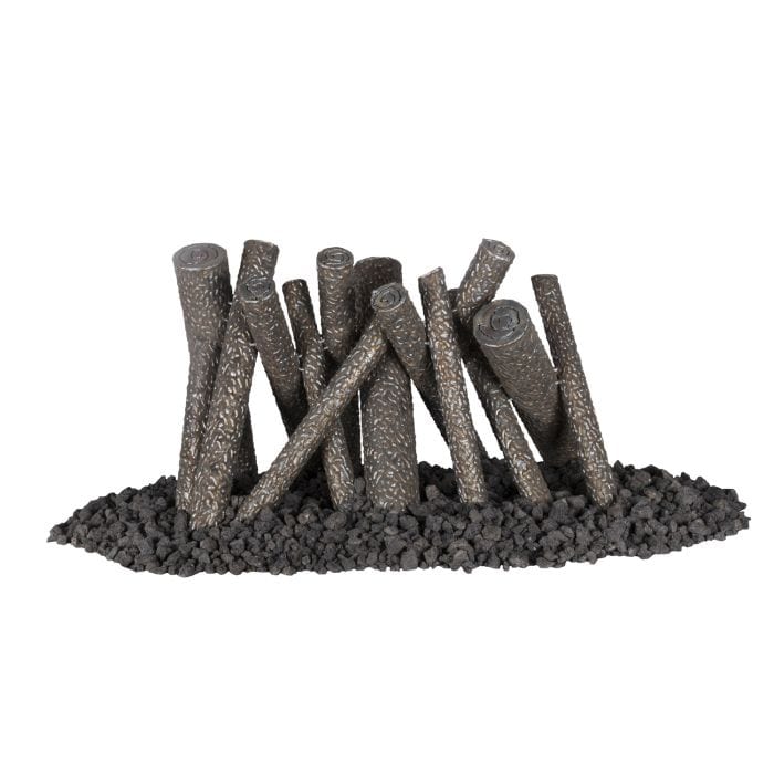 The Outdoor Plus 24-inch Upright Logs with White Background