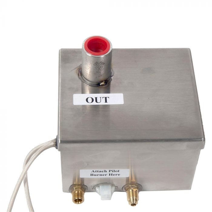 Warming Trends Parts Hot Surface Ignition Control Box, 290K BTU Standard Capacity, Dual Pilot with White Background