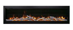 Amantii Symmetry Bespoke 74-Inch Built-In Electric Fireplace with Remote, Wifi, Media & Sound