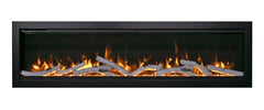 Amantii Symmetry Bespoke 60-Inch Built-In Electric Fireplace with Remote, Wifi, Media & Sound