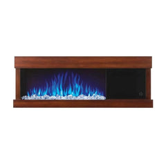 Napoleon NEFP32-5320BW Stylus Steinfeld Wall Mount Electric Fireplace with Remote and Wood Surround, 53-Inch