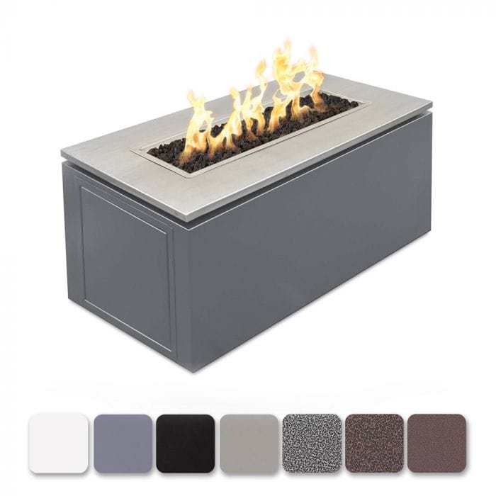 The Outdoor Plus 46-inch Merona Fire Pit Grey Finish with Different Color Finish