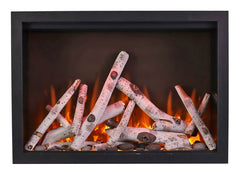 Amantii Traditional Series Built-In Electric Fireplace with 10 Piece Log Set