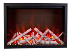 Amantii Traditional Series Built-In Electric Fireplace with 10 Piece Log Set