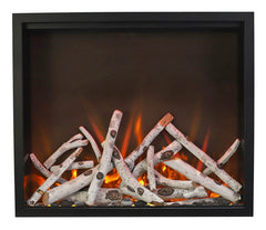 Amantii Traditional Series Built-In Electric Fireplace with 10 Piece Log Set