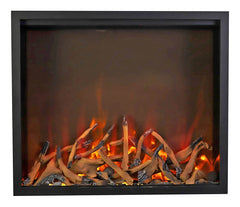 Amantii Traditional Series Built-In Electric Fireplace with 10 Piece Log Set