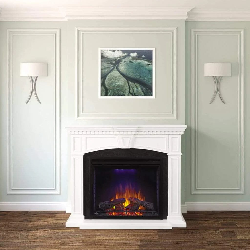 Napoleon NEFP33-0214W The Taylor Wall Mount Electric Fireplace Mantel Package, 55-Inch