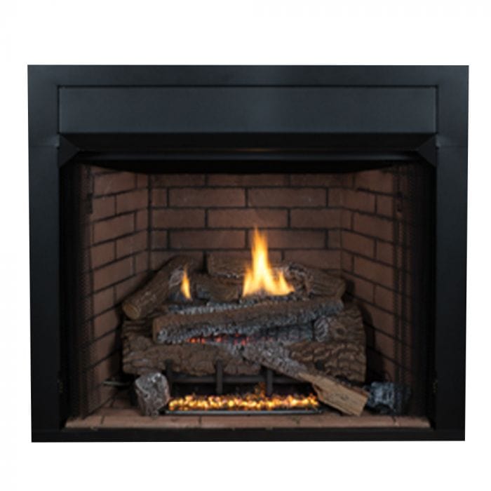 Superior 32-Inch VRT4032 Vent-Free Gas Fireplace with Blower Kit