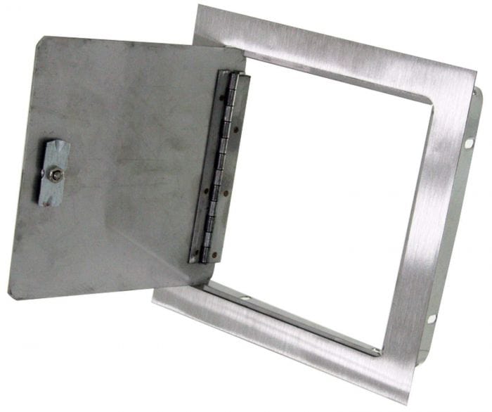 HPC Fire AD-RM8X8SS Recessed Mount Stainless Steel Access Door, 8x8 Inch